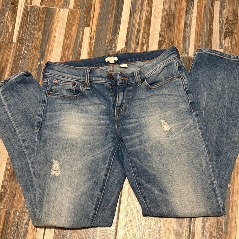 J. Crew Straight Leg Blue Jeans